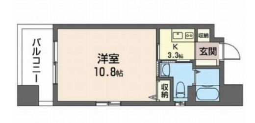 ワイズタワー 603 間取り図