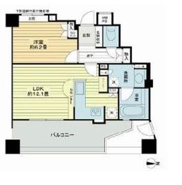 ライオンズシティ中野ファースト 2階 間取り図