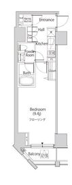 カーサスプレンディッド麻布仙台坂 201 間取り図