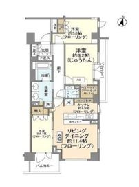 ザ・パークハウス西麻布霞町 4階 間取り図