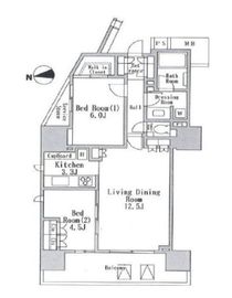 アルビン六本木レジデンス 11階 間取り図