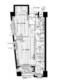 ネオマイム千駄ヶ谷 4階 間取り図