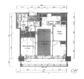 グローバルフロントタワー 9階 間取り図