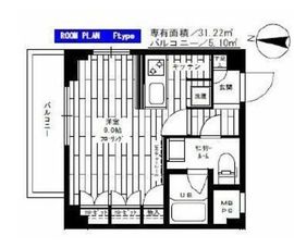 ステージファースト恵比寿二番館 2階 間取り図
