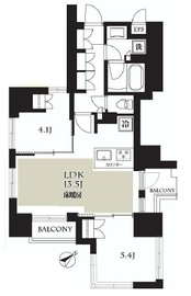 CONOE東日本橋駅前 5階 間取り図