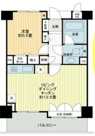 ライオンズガーデン初台 2階 間取り図