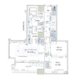 勝どきザ・タワー 9階 間取り図