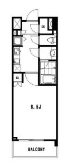 クオリア南麻布 9階 間取り図