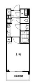 クオリア南麻布 9階 間取り図