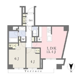 アトラス西麻布 1階 間取り図