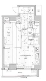 プレミアムキューブジー市谷甲良町 14階 間取り図