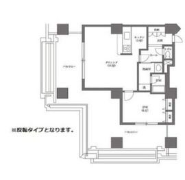 文京グリーンコートビュータワー本駒込 A1404 間取り図