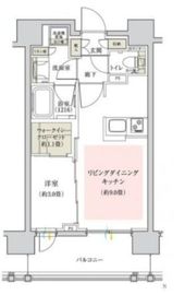 グローリオコンフォート東京両国 8階 間取り図