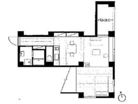 三組坂flat 3FC 間取り図