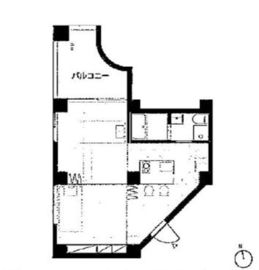 三組坂flat 4FA 間取り図