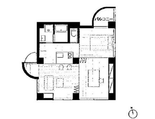 三組坂flat 5FC 間取り図
