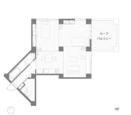 三組坂flat 6FA 間取り図