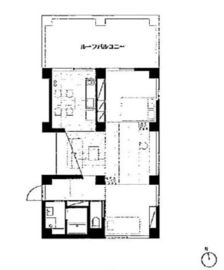 三組坂flat 8FB 間取り図