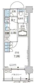 パークアクシス菊川ステーションゲート 303 間取り図