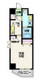 ベルティス渋谷 501 間取り図