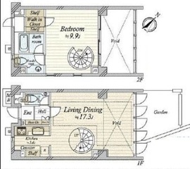 グランドメゾン神宮前 1階 間取り図