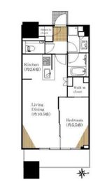 シティタワー銀座東 20階 間取り図