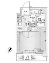 マークプレイス麻布十番 4階 間取り図