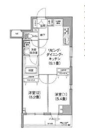 アイル大手町 5階 間取り図