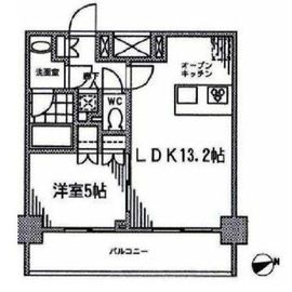 カスタリア門前仲町 1002 間取り図