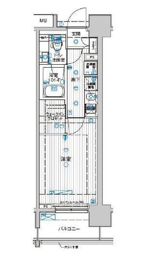 ル・リオン豊洲ウォーターフロント 9階 間取り図