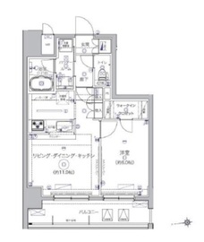 クレイシア秋葉原 9階 間取り図