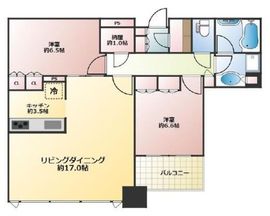 シティタワーズ豊洲ザ・シンボル 34階 間取り図