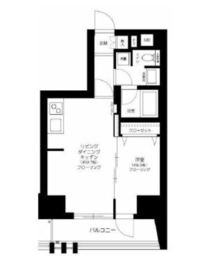 シティインデックス池袋 5階 間取り図