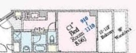 リージア西新宿O-PLACE 1010 間取り図