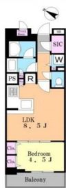 ブリシア不動前 2階 間取り図