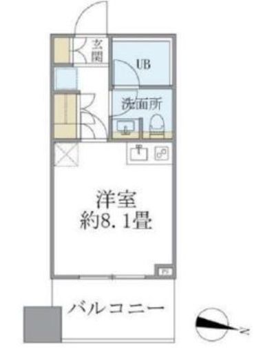 シティタワー大井町 4階 間取り図