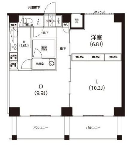 クイズ恵比寿 804 間取り図