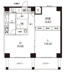 クイズ恵比寿 804 間取り図