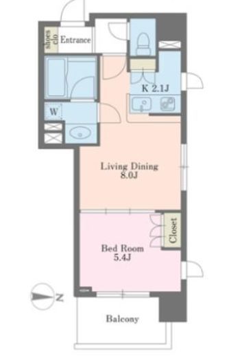 エクセレンシア駒込 704 間取り図