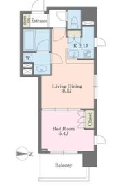 エクセレンシア駒込 704 間取り図