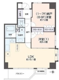 リエトコート四谷 305 間取り図