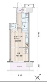 エスティメゾン豊洲レジデンス C803 間取り図