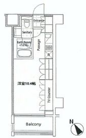 アーデン五反田 503 間取り図