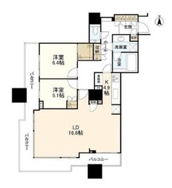 東京パークタワー 21階 間取り図