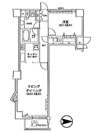 MG目黒駅前 1402 間取り図