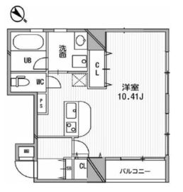 フレスカ代々木上原2 202 間取り図