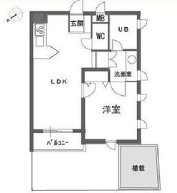 エルスタンザ中目黒 103 間取り図