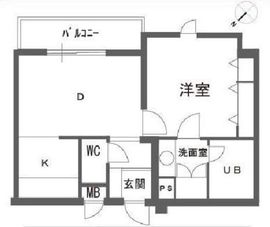 エルスタンザ中目黒 108 間取り図