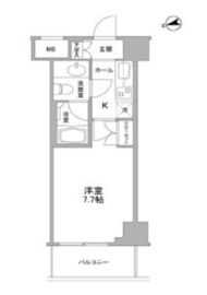 コンフォリア東中野DEUX 303 間取り図