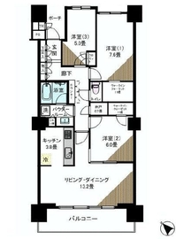 シティタワー品川 28階 間取り図